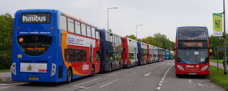 Stagecoach Midlands Unibus ADL Enviro400 10037 & 10038
